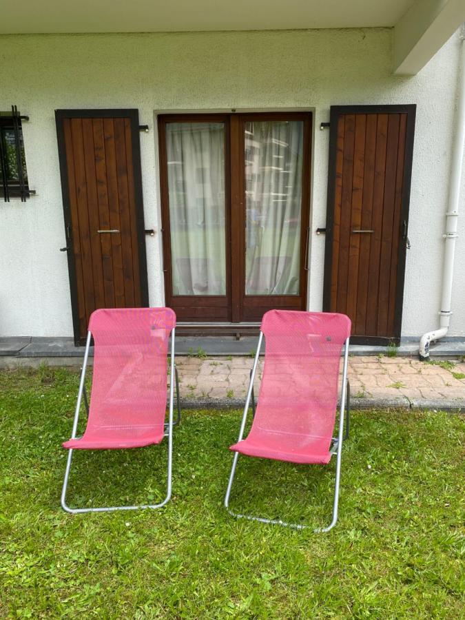 Appartement Style Chalet Avec Grande Terrasse Et Parking Prive シャモニー エクステリア 写真