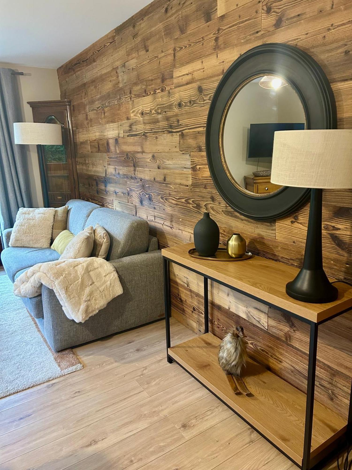 Appartement Style Chalet Avec Grande Terrasse Et Parking Prive シャモニー エクステリア 写真