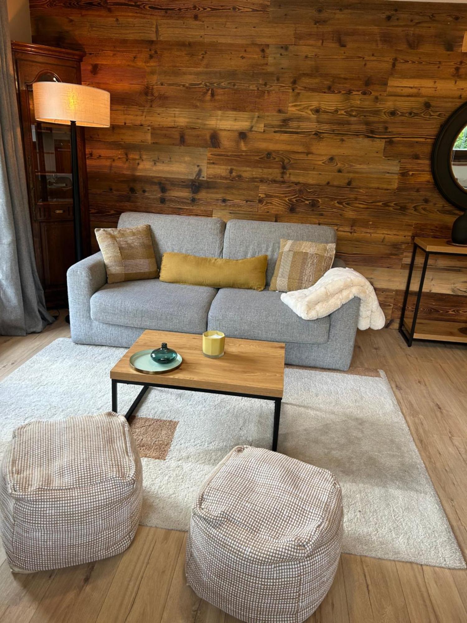 Appartement Style Chalet Avec Grande Terrasse Et Parking Prive シャモニー エクステリア 写真